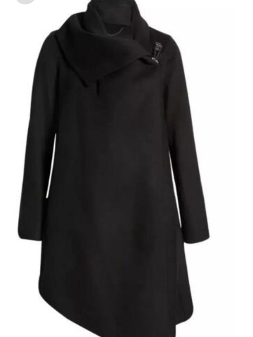 ALL SAINTS Monument Coat - Black Wool - Sz 4